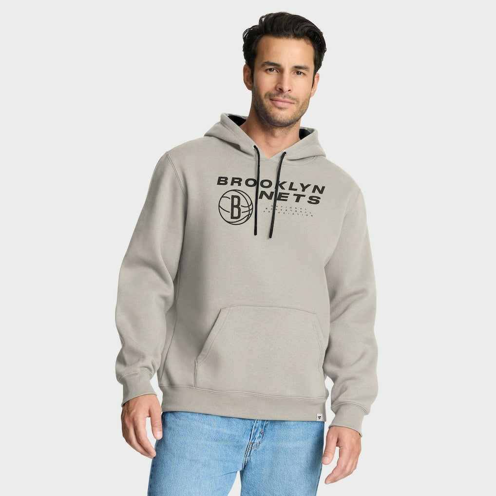 Brooklyn Nets Crossover Collection Blocked Shot Premium Pullover Hoodie - Off White outlet