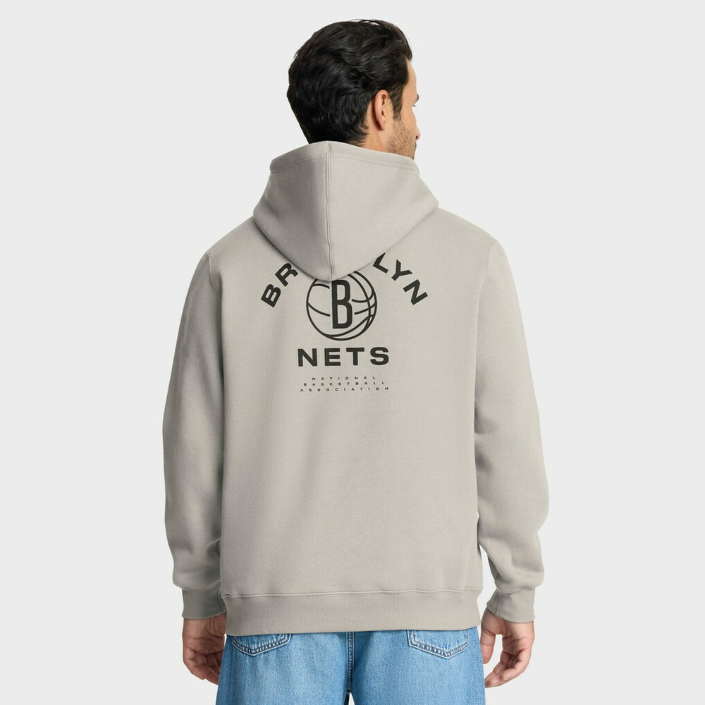Brooklyn Nets Crossover Collection Blocked Shot Premium Pullover Hoodie - Off White outlet