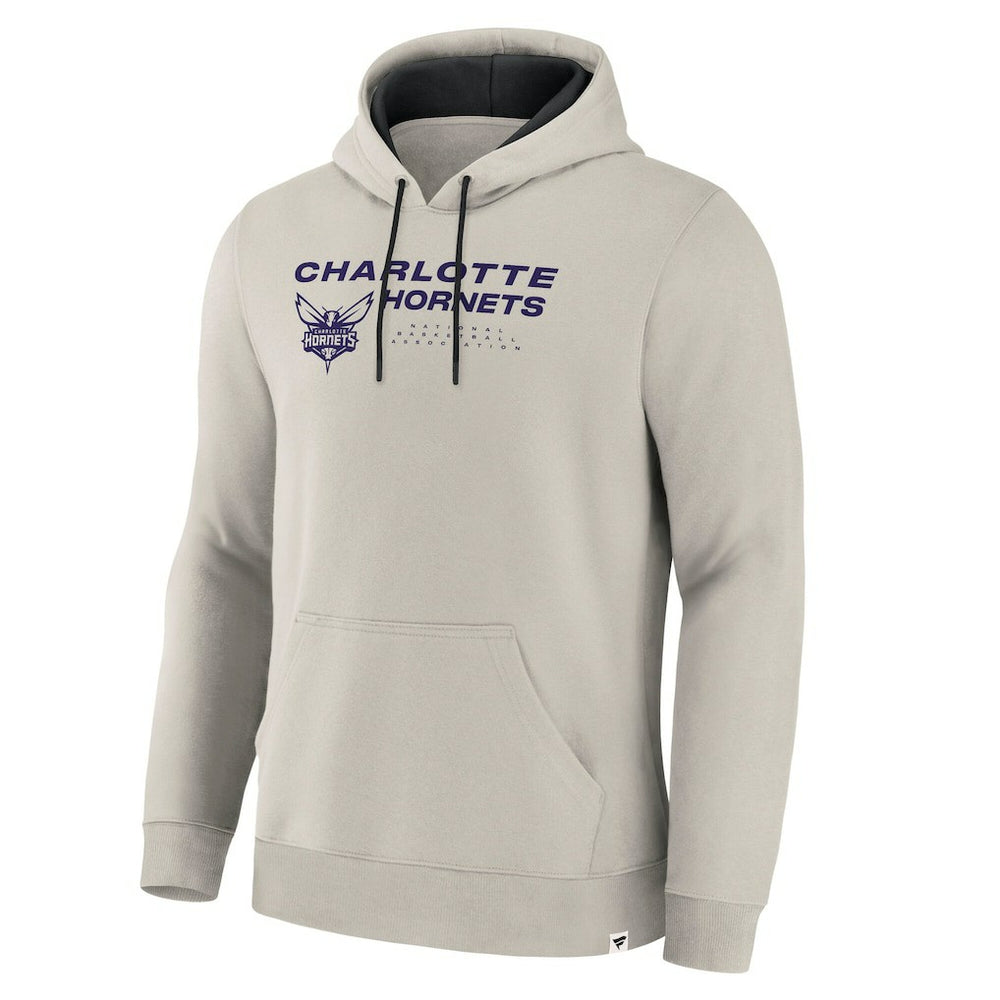 Charlotte Hornets Crossover Collection Blocked Shot Premium Pullover Hoodie - Off White sale