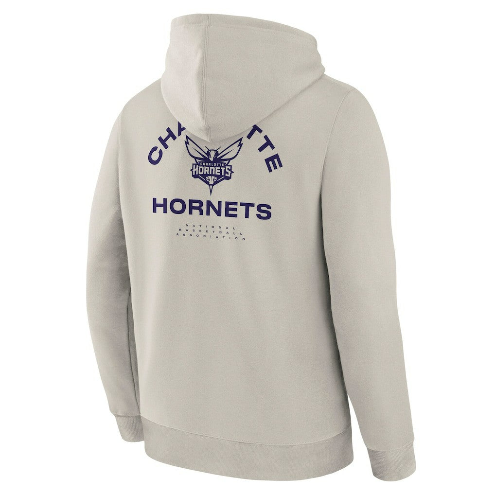 Charlotte Hornets Crossover Collection Blocked Shot Premium Pullover Hoodie - Off White sale