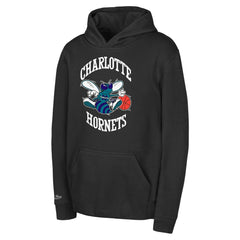 Charlotte Hornets Preschool Retro Logo Pullover Hoodie - Black sale