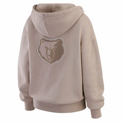 Memphis Grizzlies WEAR by Erin Andrews Women's Washed Pullover Crewdie - Tan outlet
