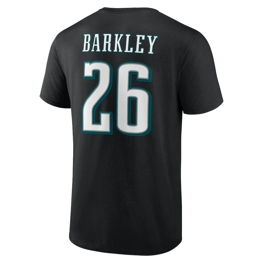 Saquon Barkley Philadelphia Eagles Icon Name & Number - Black sale