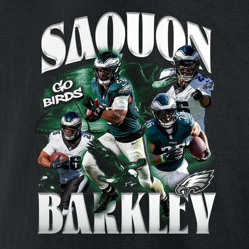 Saquon Barkley Philadelphia Eagles Notorious T-Shirt - Black sale