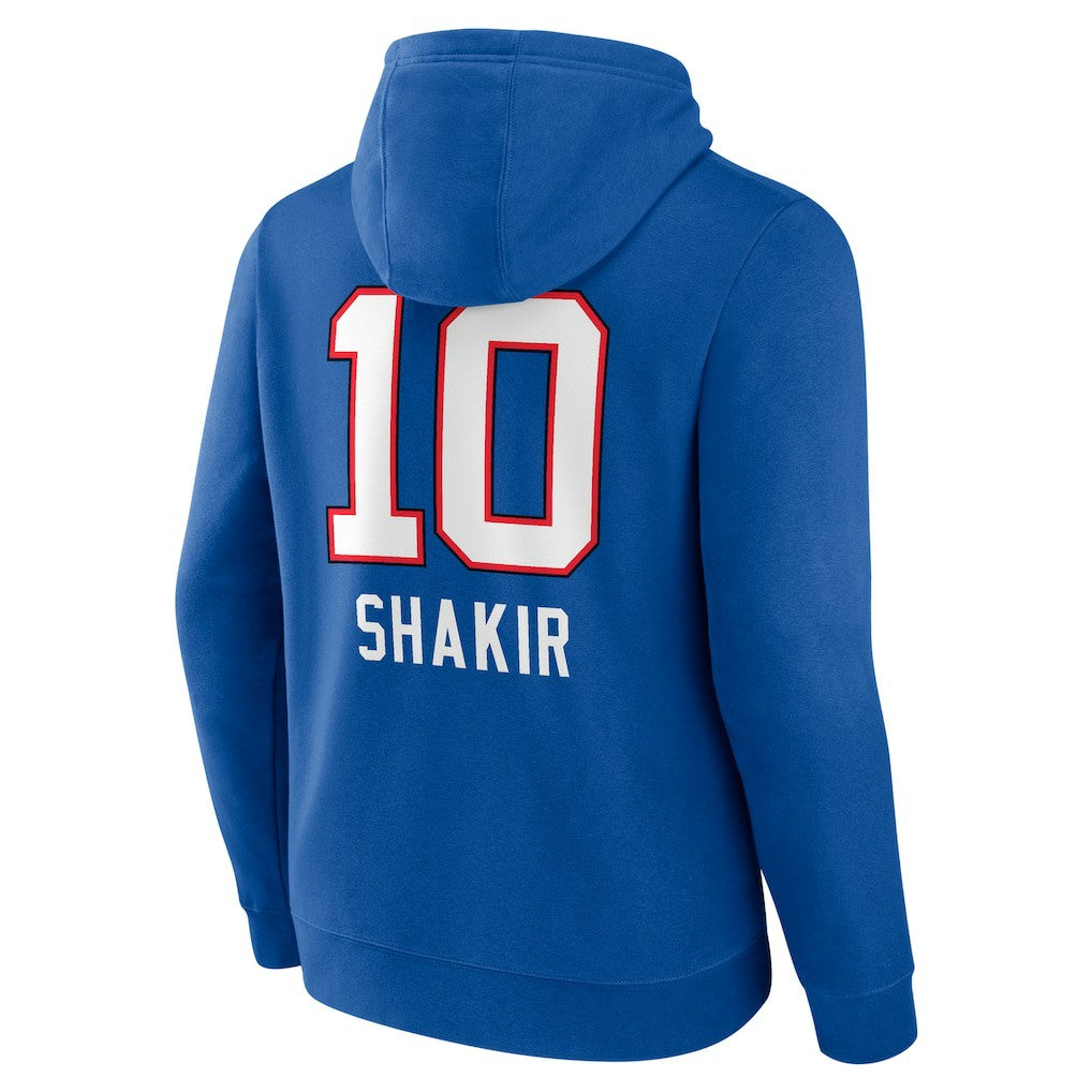 Khalil Shakir Buffalo Bills Team Wordmark Name & Number Pullover Hoodie - Royal on sale