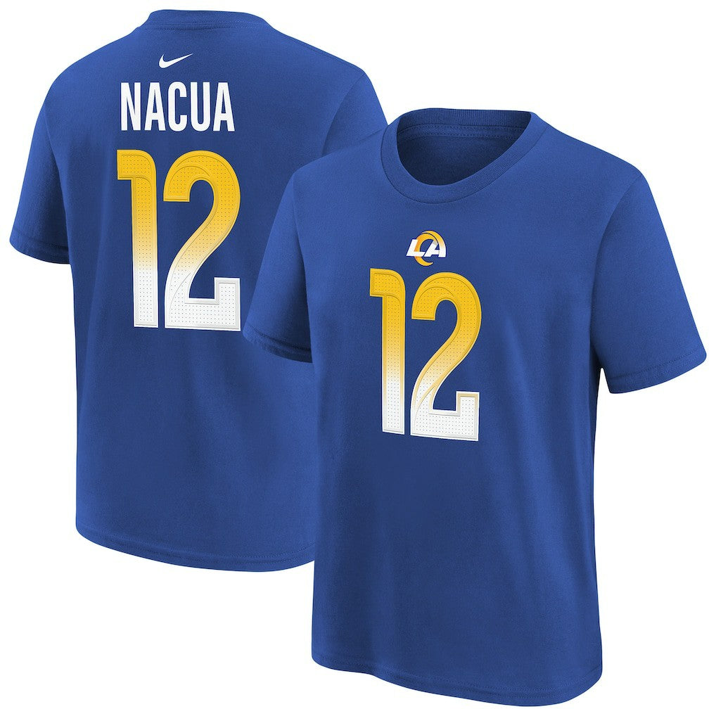 Puka Nacua Los Angeles Rams Youth Player Name & Number T-Shirt - Royal sale