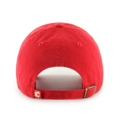 Calgary Flames '47 Core Logo Clean Up Adjustable Hat - Red Hats