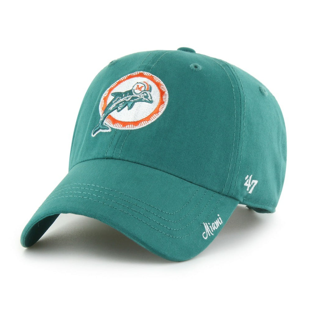 Miami Dolphins '47 Women's Miata Clean Up Adjustable Hat - Aqua outlet