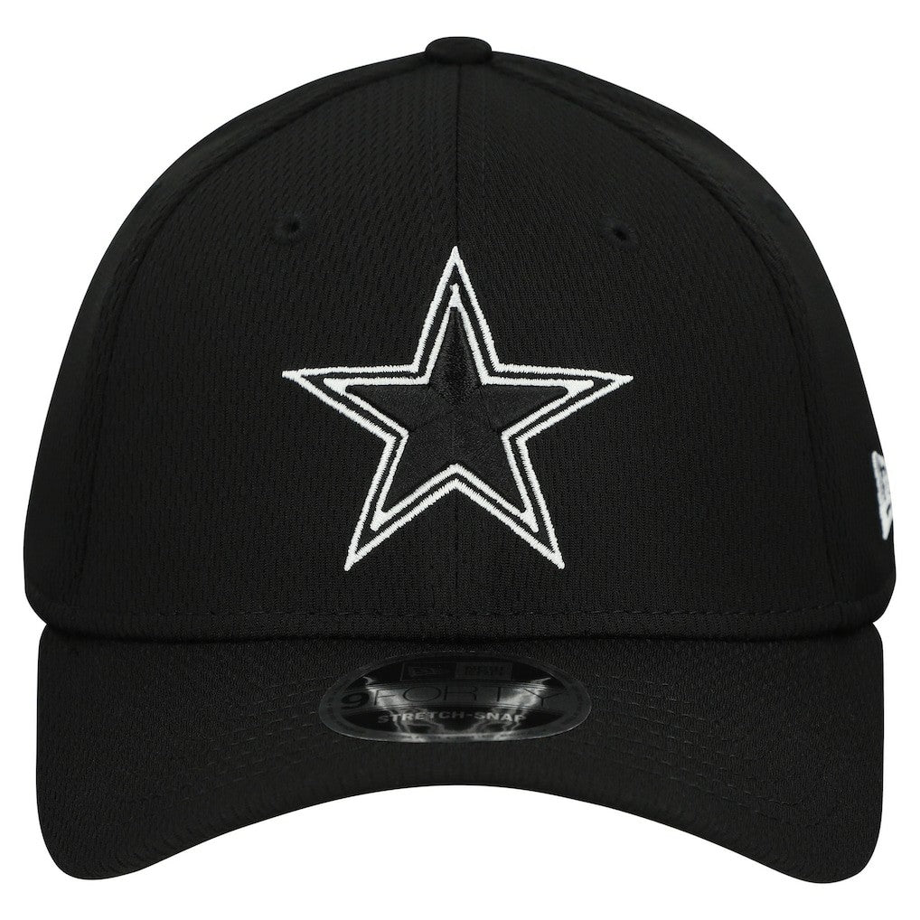 Dallas Cowboys New Era B-Dub 9FORTY Adjustable Hat - Black outlet