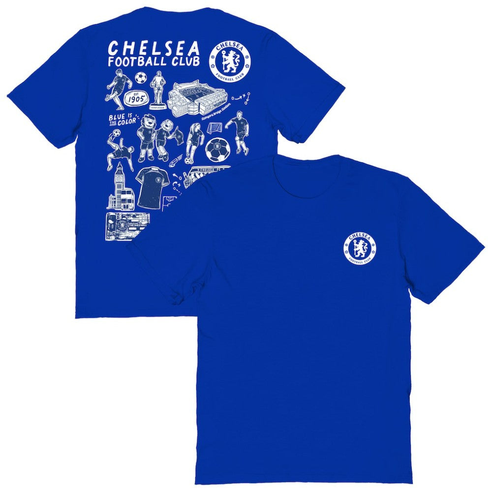 Chelsea Vive La Fete Women's Impressions Artwork T-Shirt - Blue discount