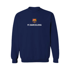 Barcelona Vive La Fete Women's Color Badge Pullover Sweatshirt - Navy online