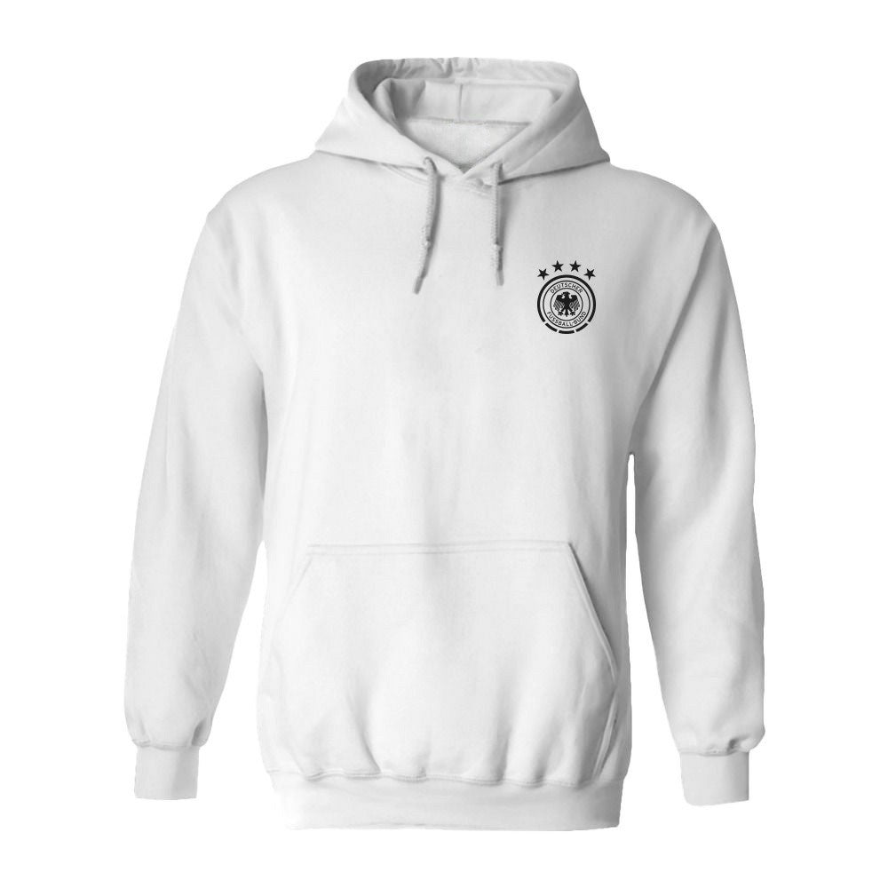 Germany National Team Vive La Fete Women's Color Badge Pullover Hoodie - White on sale