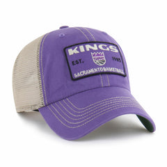 Sacramento Kings '47 Wabash Patch Clean Up Adjustable Hat - Purple/Tan online