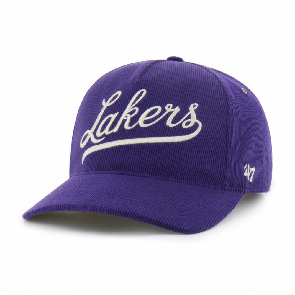 Los Angeles Lakers '47 Golden Age Relaxed Corduroy Hitch Adjustable Hat - Purple outlet