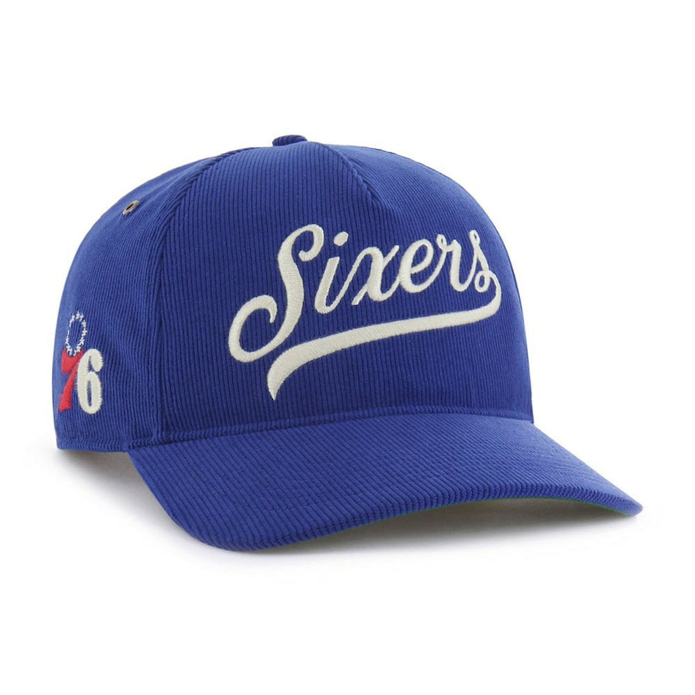 Philadelphia 76ers '47 Golden Age Relaxed Corduroy Hitch Adjustable Hat - Royal for sale
