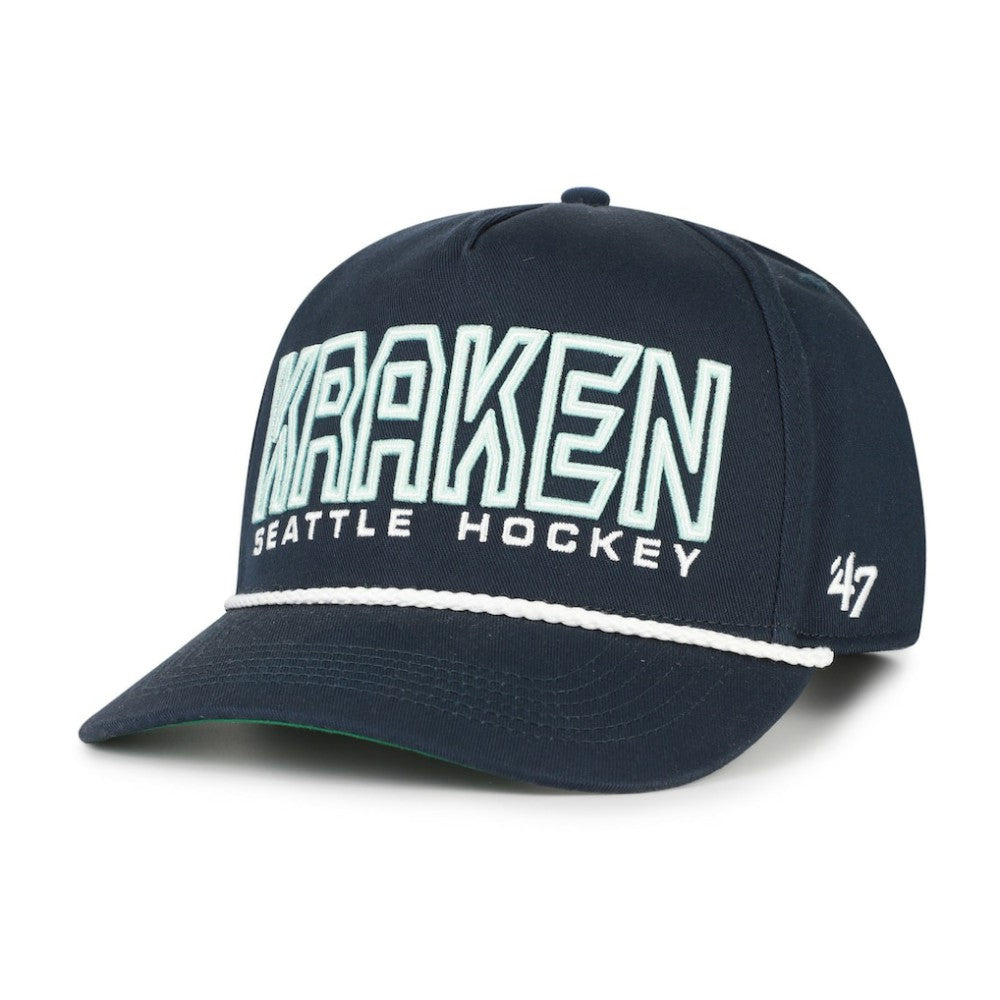 Seattle Kraken '47 Byline Hitch Adjustable Hat - Deep Sea Blue Hats