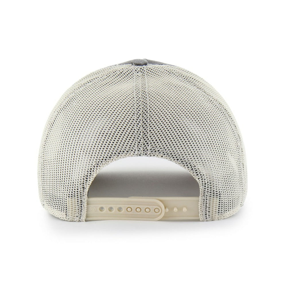 Boston Bruins '47 Canteen Pigment Dyed Patch Trucker Adjustable Hat - Charcoal Hats