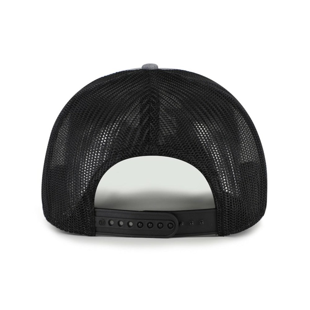 Boston Bruins '47 Carbon Rope Trucker Adjustable Hat - Gray Hats