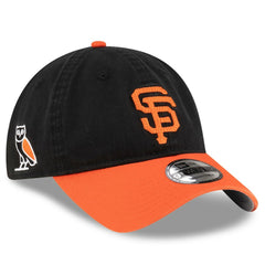 San Francisco Giants OVO x Washed 9TWENTY Adjustable Hat Black/Orange