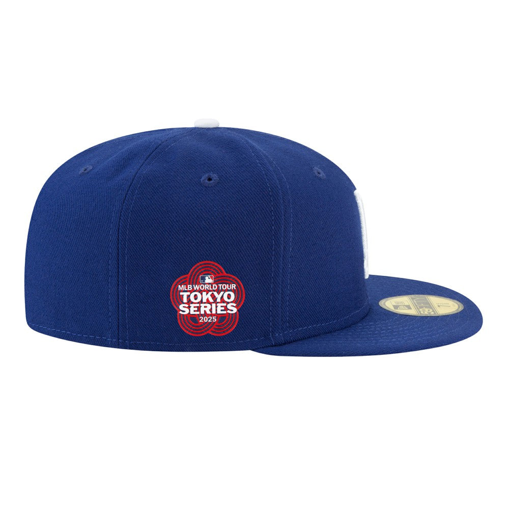 Los Angeles Dodgers 2025 MLB World Tour: Tokyo Series Side Patch 59FIFTY Fitted Hat Royal