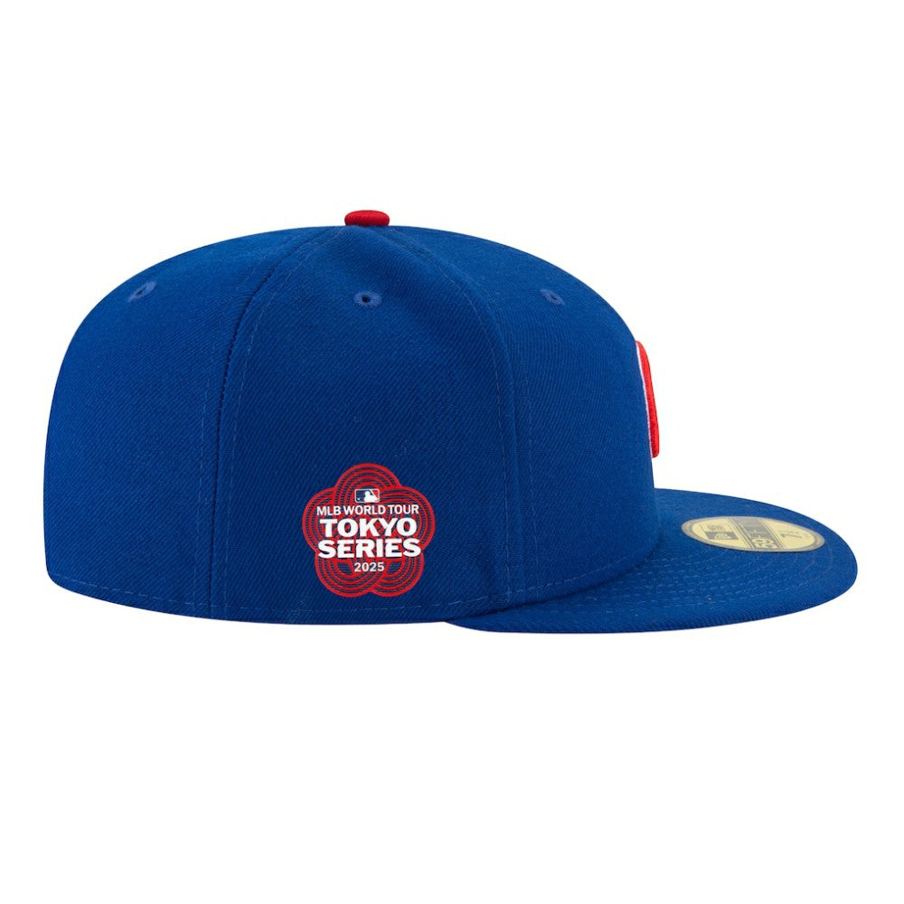 Chicago Cubs 2025 MLB World Tour: Tokyo Series Side Patch 59FIFTY Fitted Hat Royal