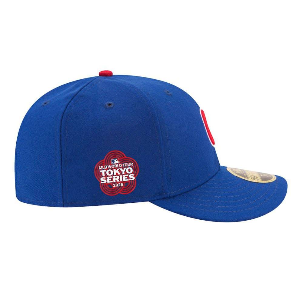 Chicago Cubs 2025 MLB World Tour: Tokyo Series Side Patch Low Profile 59FIFTY Fitted Hat Royal