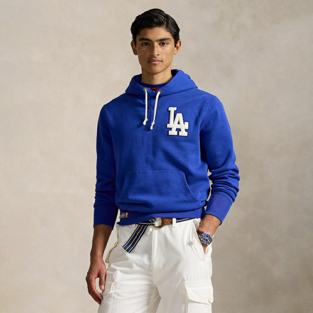 Dodgers Polo Ralph Lauren Fleece Hoodie Royal