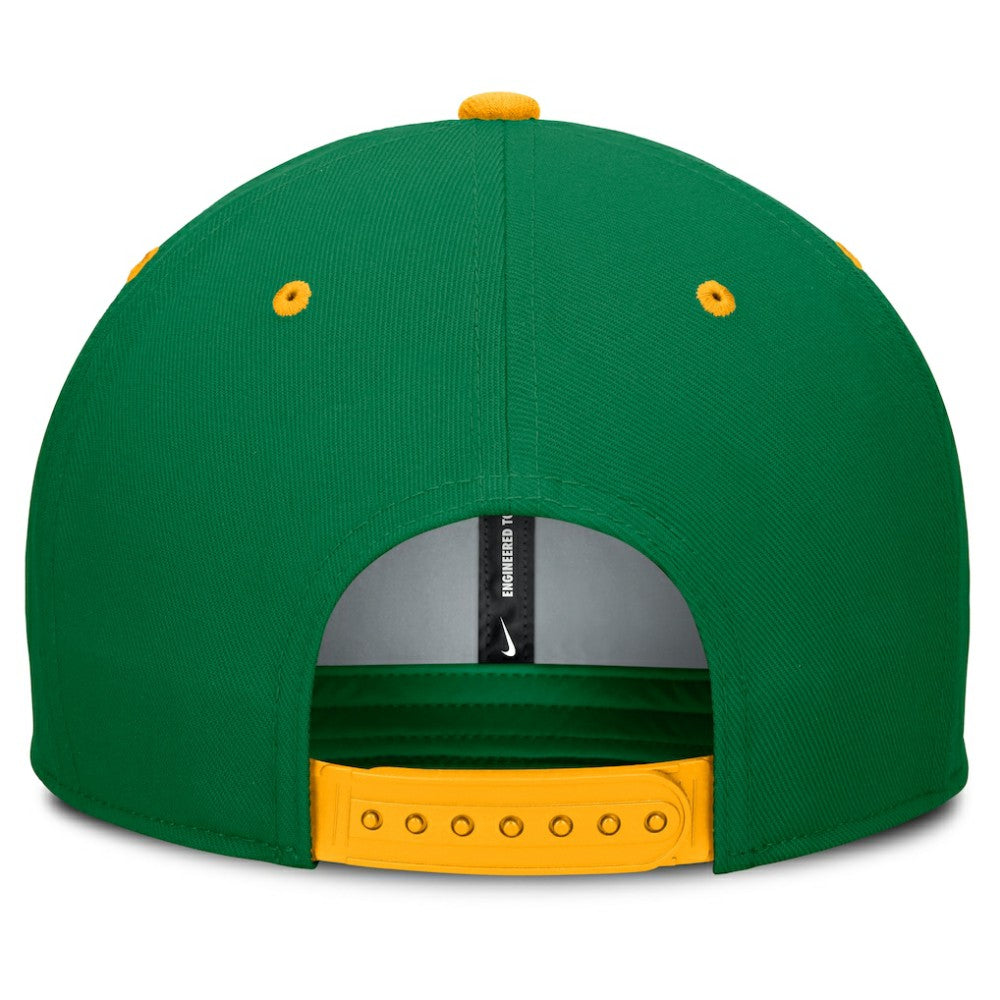 Athletics Cooperstown Collection Pro Dri-FIT Snapback Hat Green/Gold
