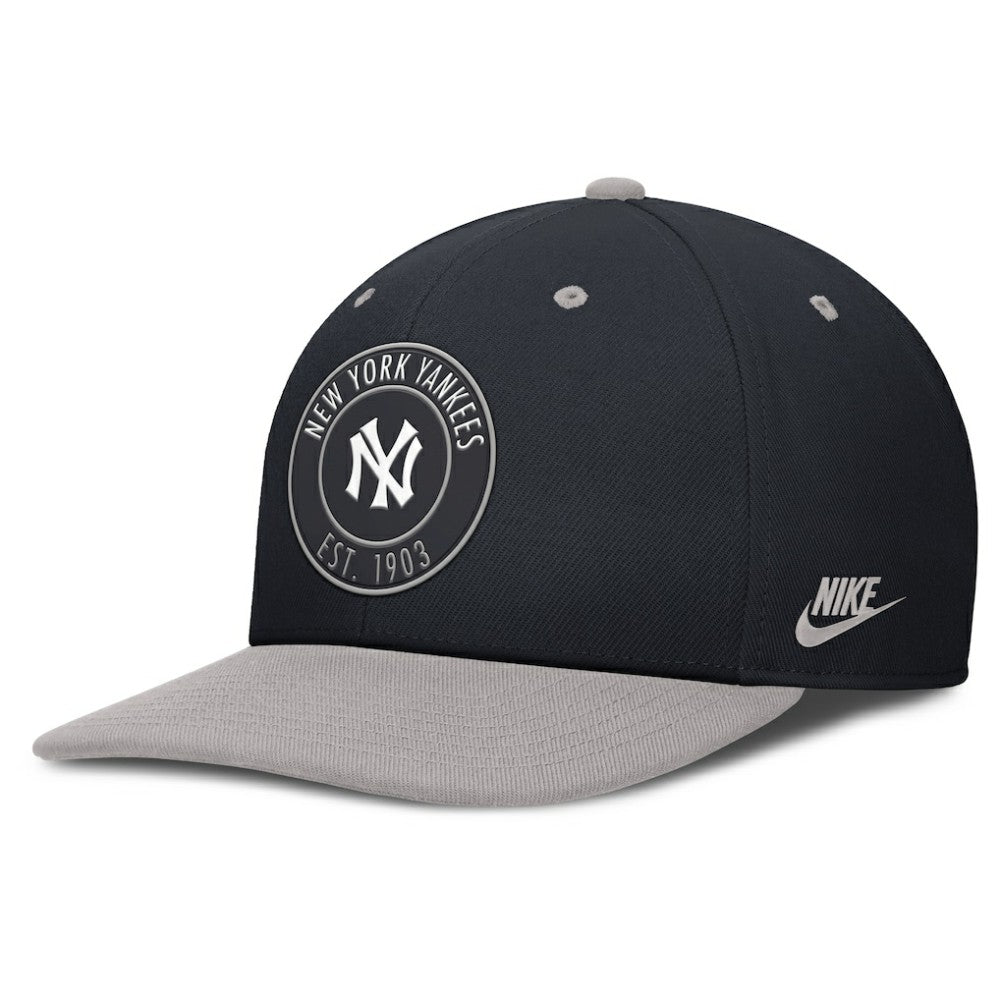 New York Yankees Cooperstown Collection Pro Dri-FIT Snapback Hat Navy/Gray