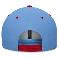 St. Louis Cardinals Cooperstown Collection Pro Dri-FIT Snapback Hat Light Blue/Red