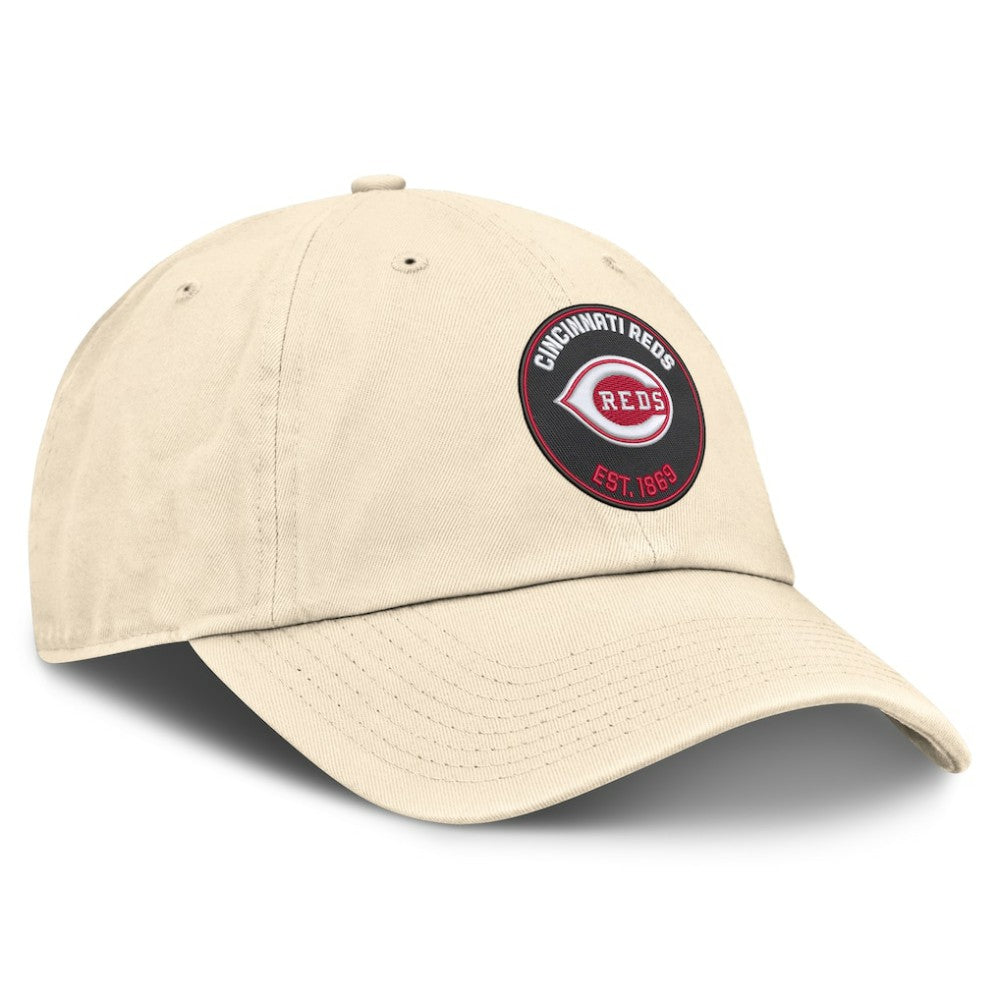 Cincinnati Reds Cooperstown Collection Club Adjustable Hat Natural