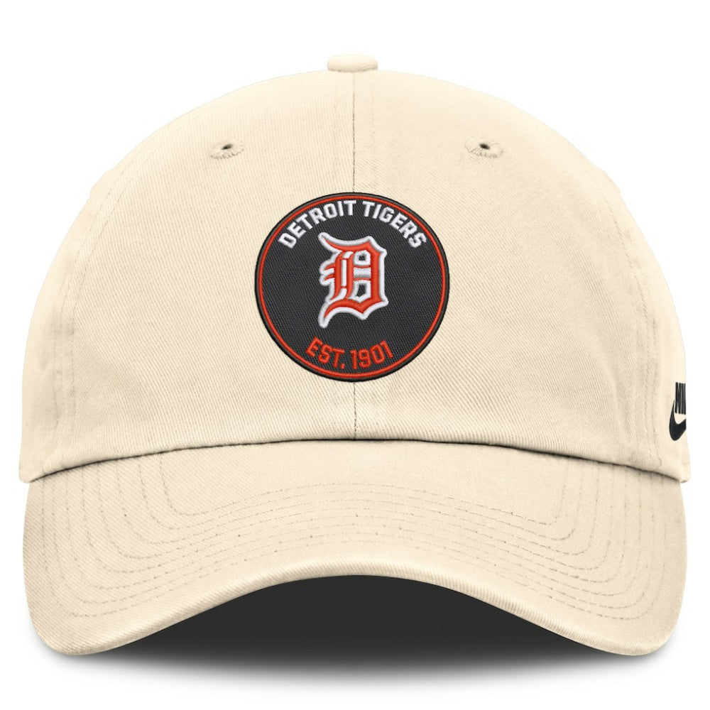 Detroit Tigers Cooperstown Collection Club Adjustable Hat Natural