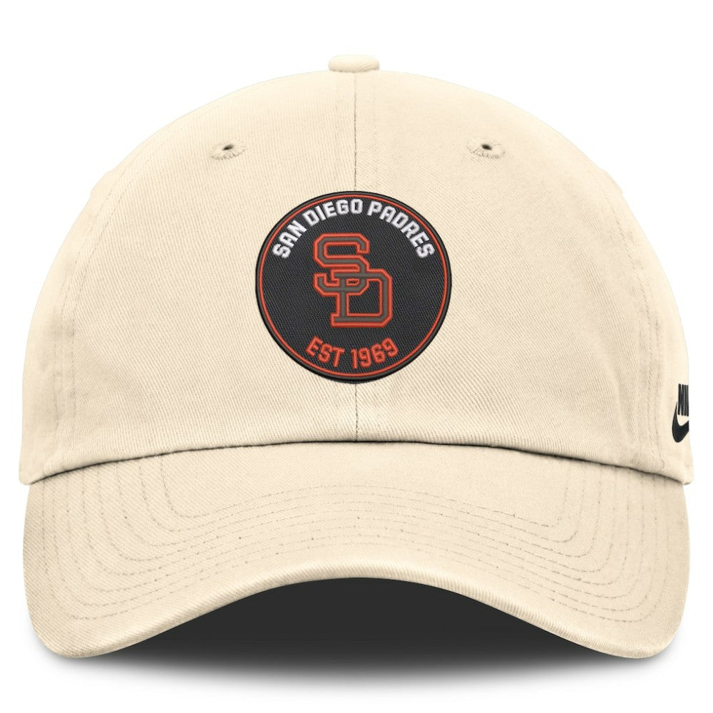 San Diego Padres Cooperstown Collection Club Adjustable Hat Natural