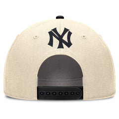 New York Yankees Cooperstown Collection Rise Adjustable Hat Natural/Black