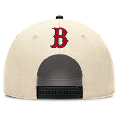 Boston Red Sox Cooperstown Collection Rise Adjustable Hat Natural/Black
