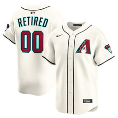 Arizona Diamondbacks Home Limited Pick-A-Player Retired Roster Jersey Cream