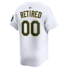 Athletics Home Limited Pick-A-Player Retired Roster Jersey White