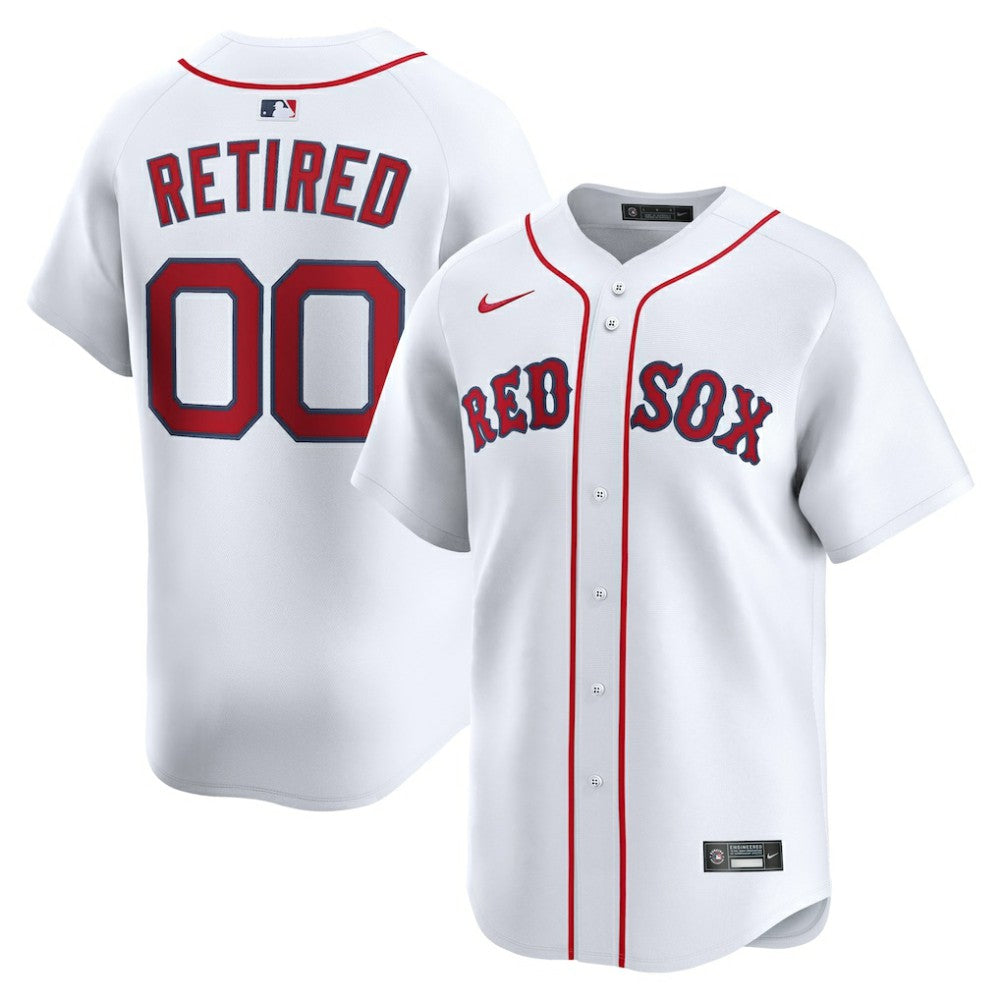 Boston Red Sox Home Limited Pick-A-Player Retired Roster Jersey White