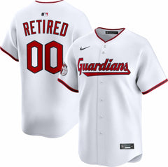 Cleveland Guardians Home Limited Pick-A-Player Retired Roster Jersey White