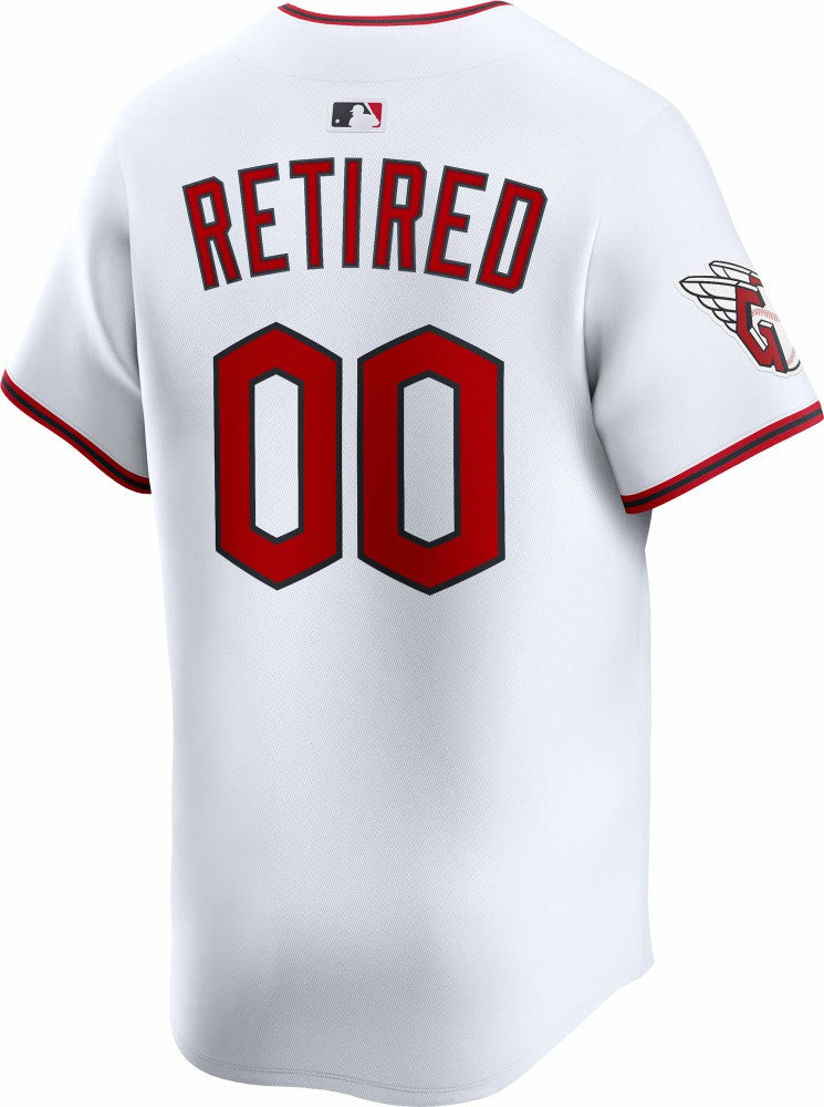 Cleveland Guardians Home Limited Pick-A-Player Retired Roster Jersey White