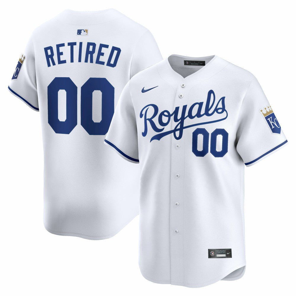 Kansas City Royals Home Limited Pick-A-Player Retired Roster Jersey White