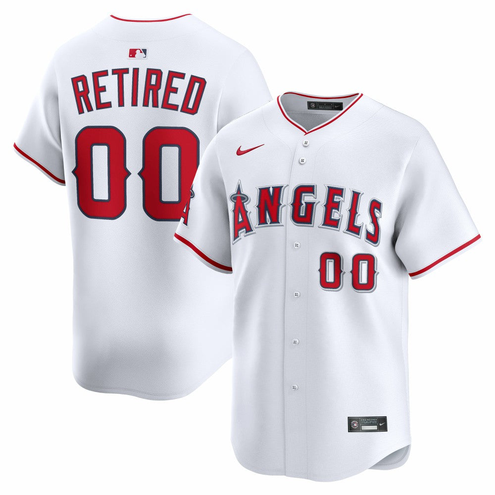 Los Angeles Angels Home Limited Pick-A-Player Retired Roster Jersey White
