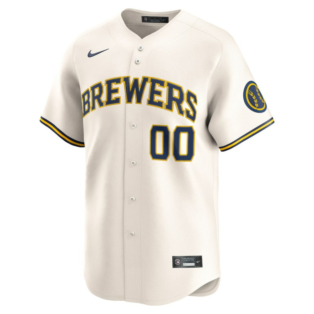 Milwaukee Brewers Home Limited Pick-A-Player Retired Roster Jersey Cream