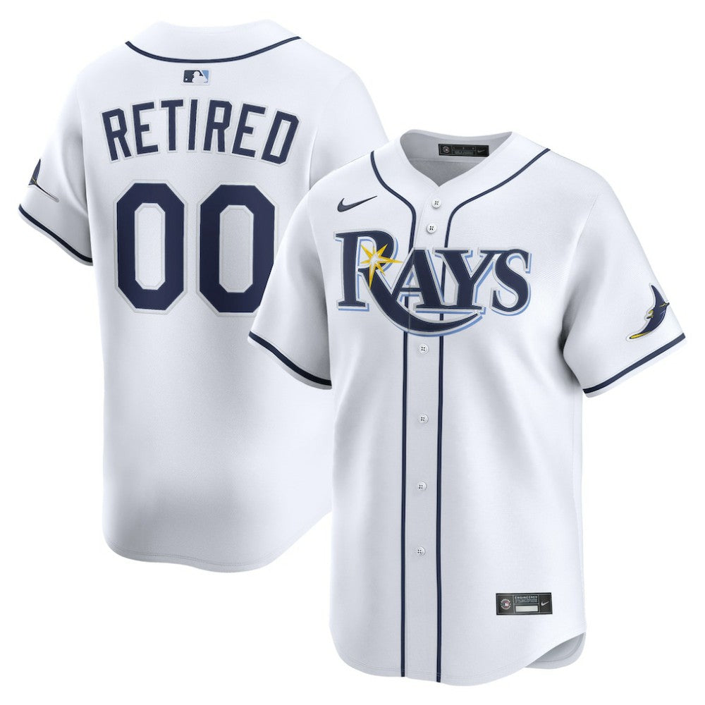 Tampa Bay Rays Home Limited Pick-A-Player Retired Roster Jersey White