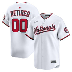 Washington Nationals Home Limited Pick-A-Player Retired Roster Jersey White