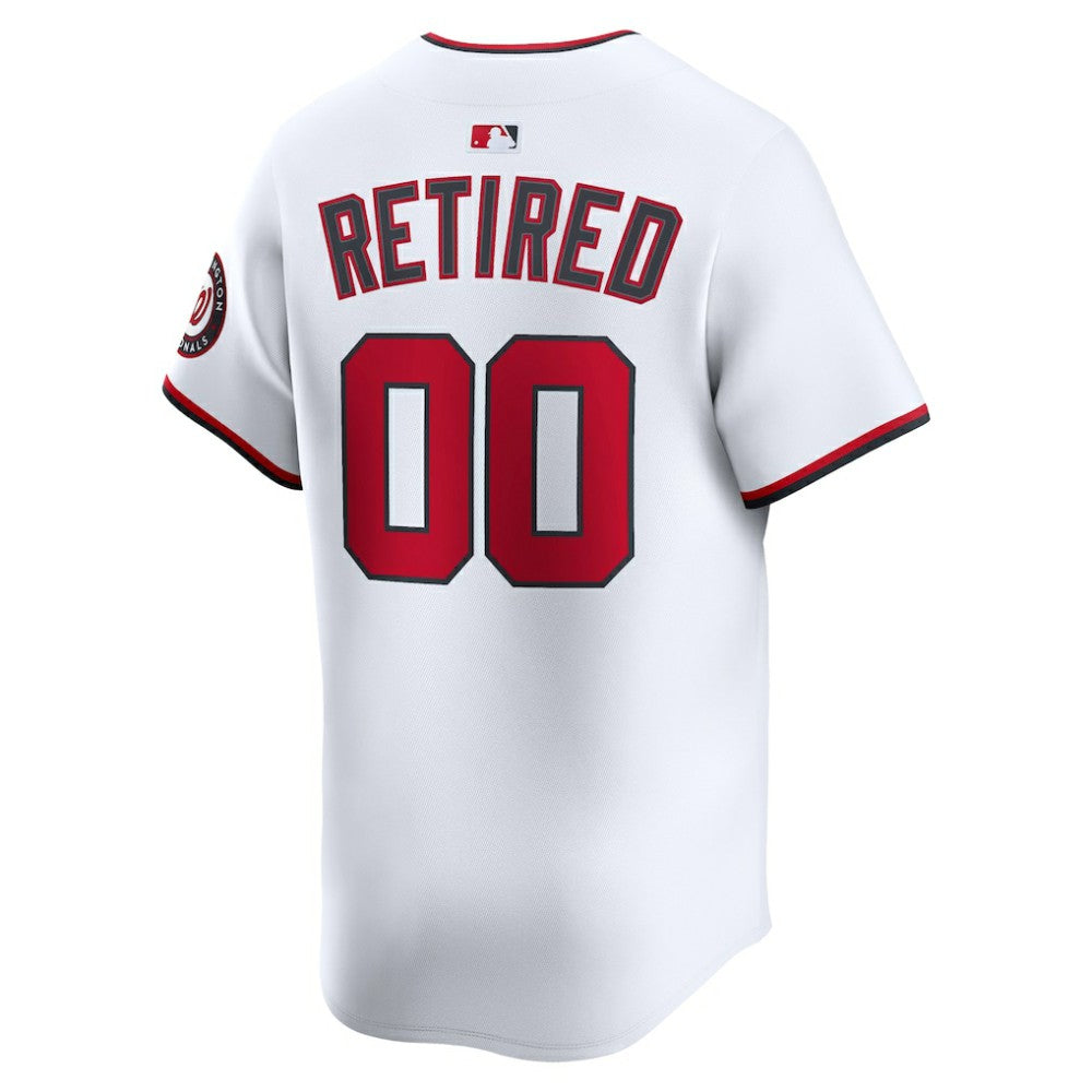Washington Nationals Home Limited Pick-A-Player Retired Roster Jersey White