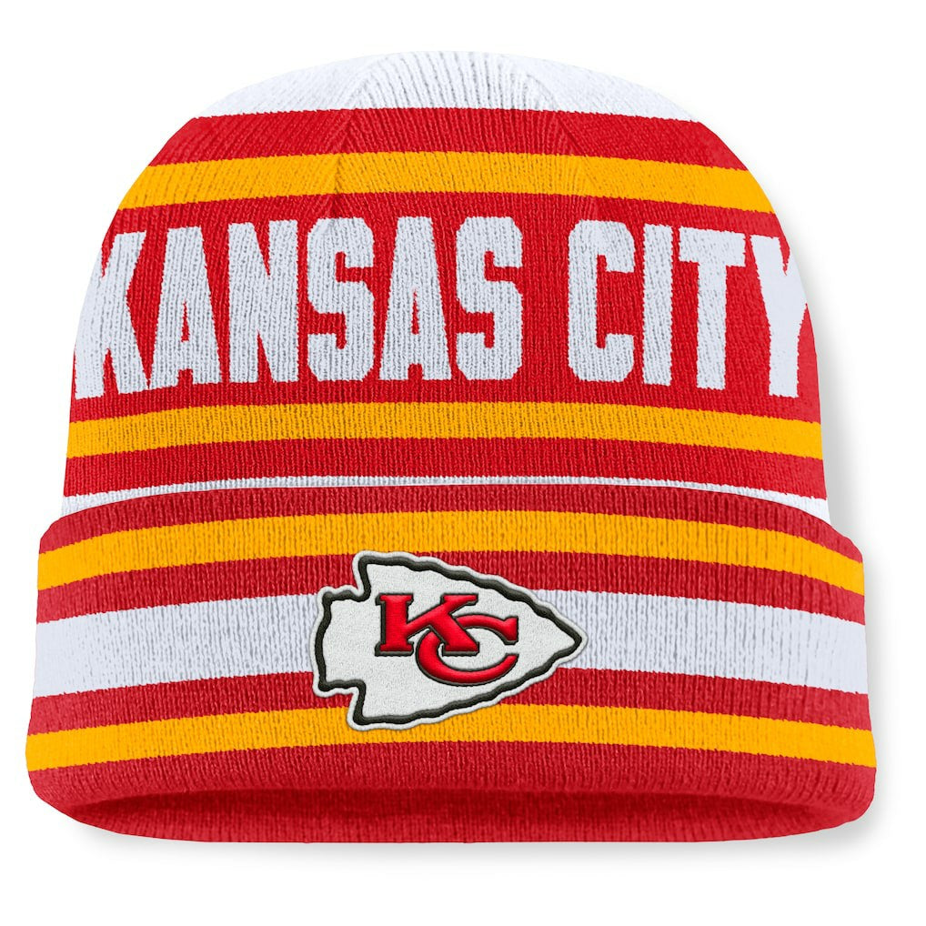 Kansas City Chiefs Center Cuffed Knit Hat - Red online