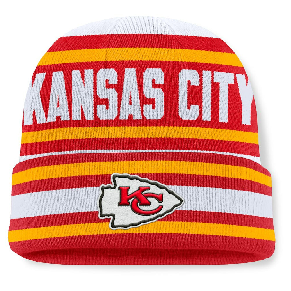 Kansas City Chiefs Center Cuffed Knit Hat - Red online