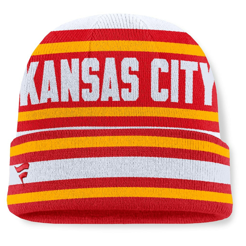 Kansas City Chiefs Center Cuffed Knit Hat - Red online