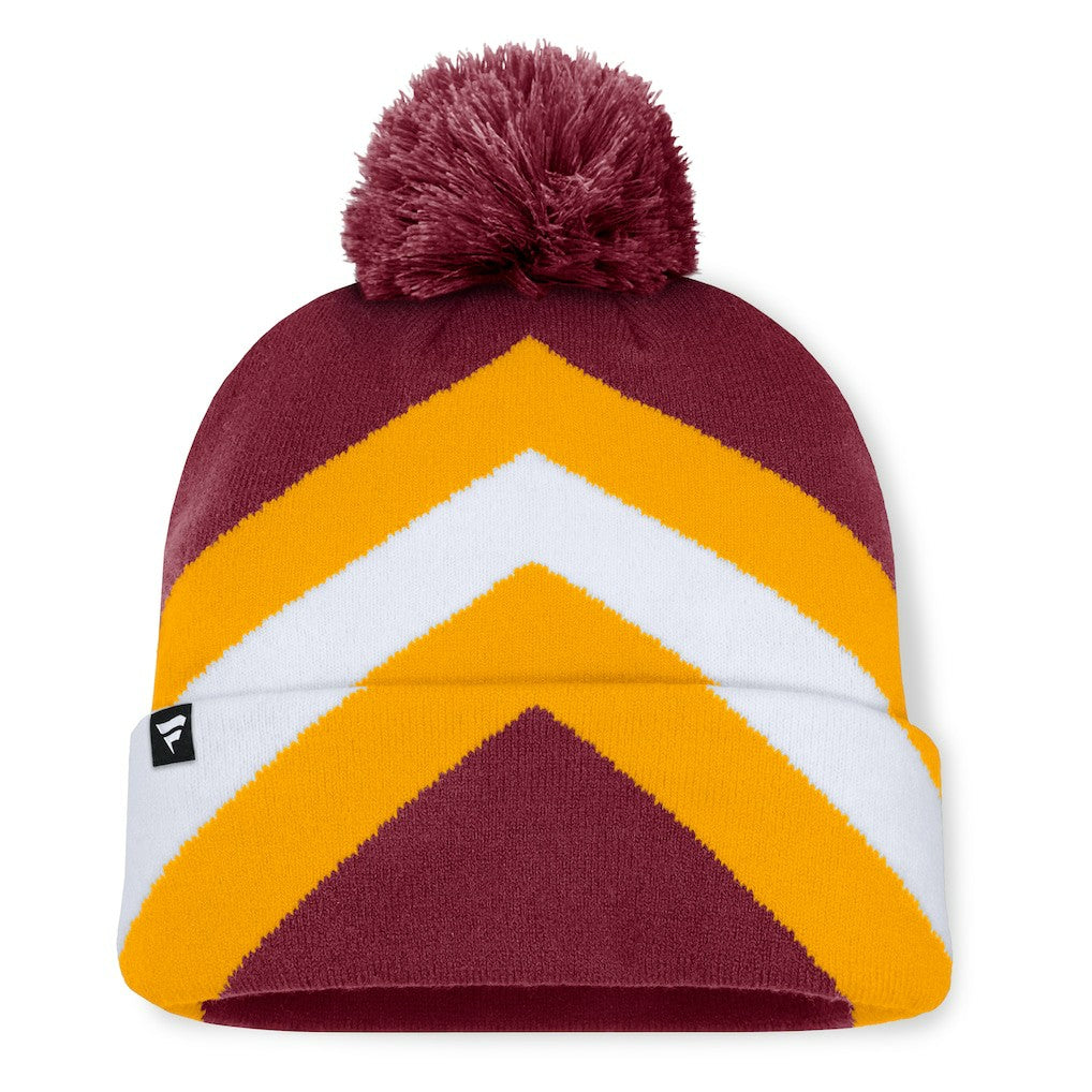 Washington Commanders Women's Cornerback Cuffed Knit Hat with Pom - Burgundy discount
